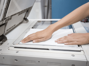Lỗi scan lệch tâm máy photocopy Daklak
